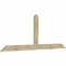 Ekena Millwork Portland Rough Sawn Timber Gable Bracket, Douglas Fir, 108"W x 40"H x 2"D x 6"F, 9/12 Pitch GBW108X40X0206POR00RDF - alternate 5